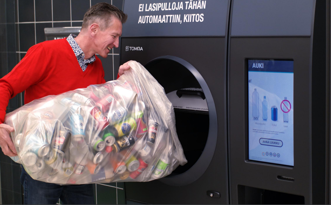 Noruega ofrece todo tipo de soluciones de reciclaje (como aquí en Finlandia)